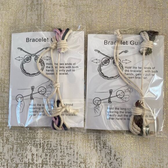 Two Adventure Awaits Rope Bracelets. NWT - Picture 2 of 2